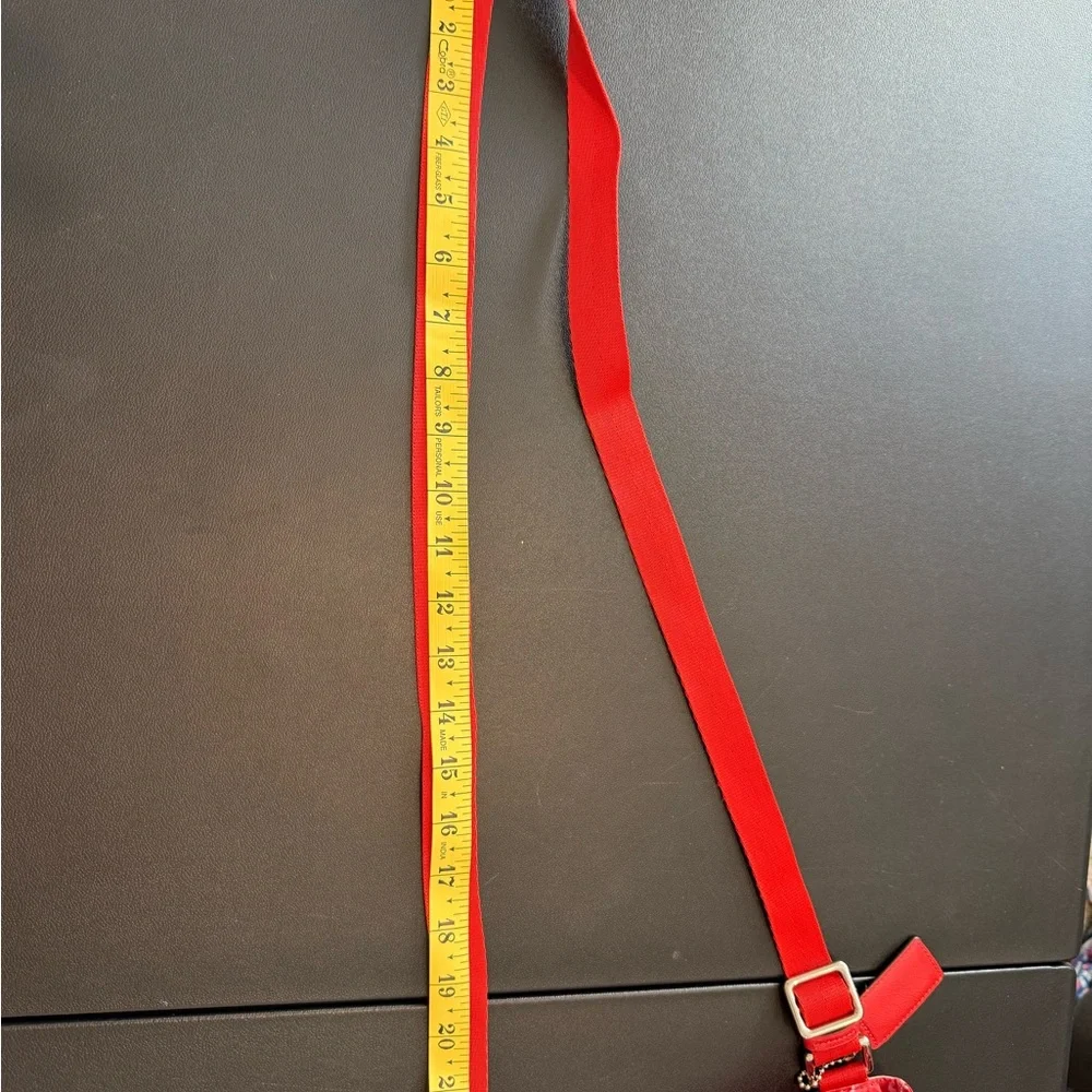 COACH NYLON GETAWAY FLORAL FILE CROSSBODY BAG EUC - Picture 15 of 15